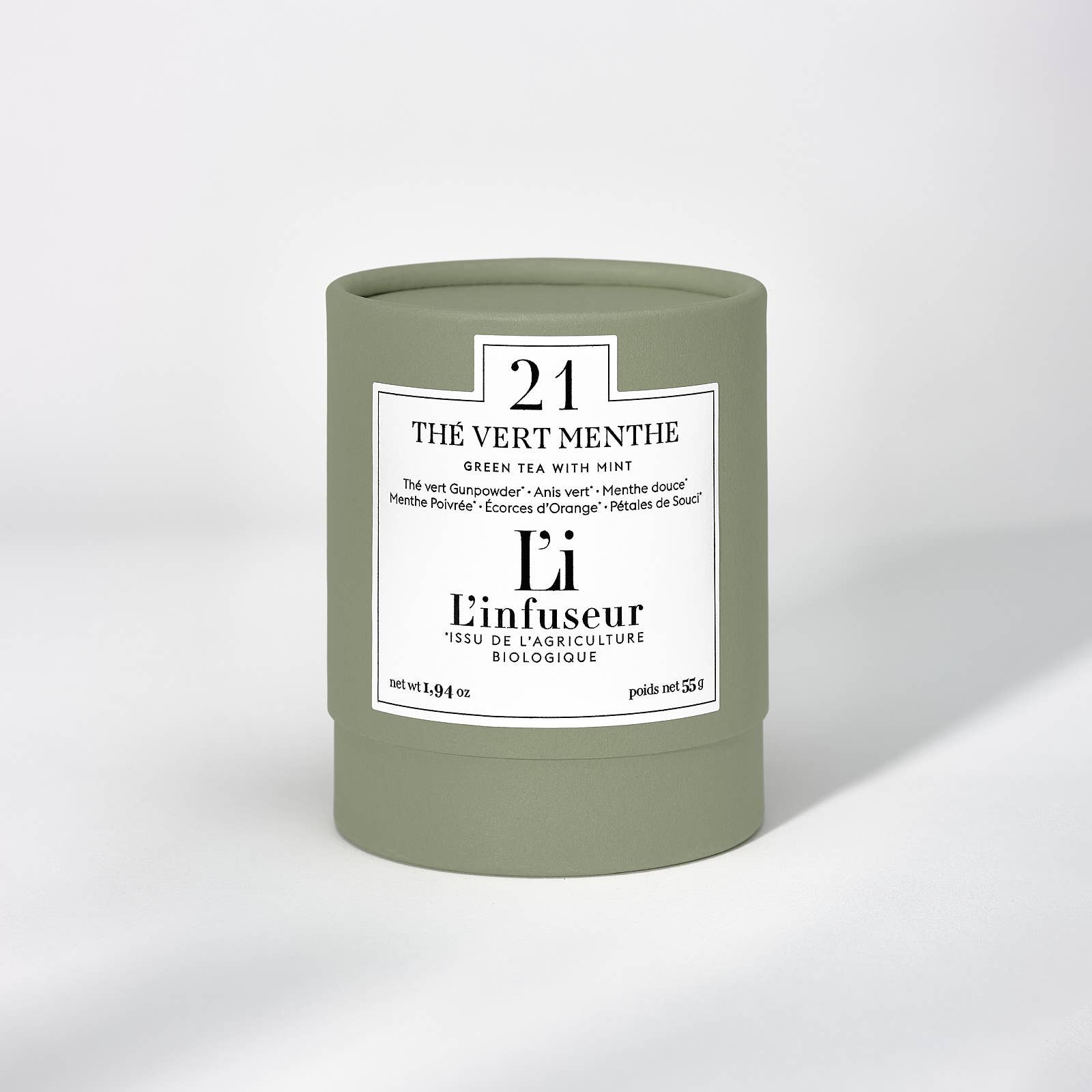 L'Infuseur Thé Vert Menthe No. 21 - Lösvikt