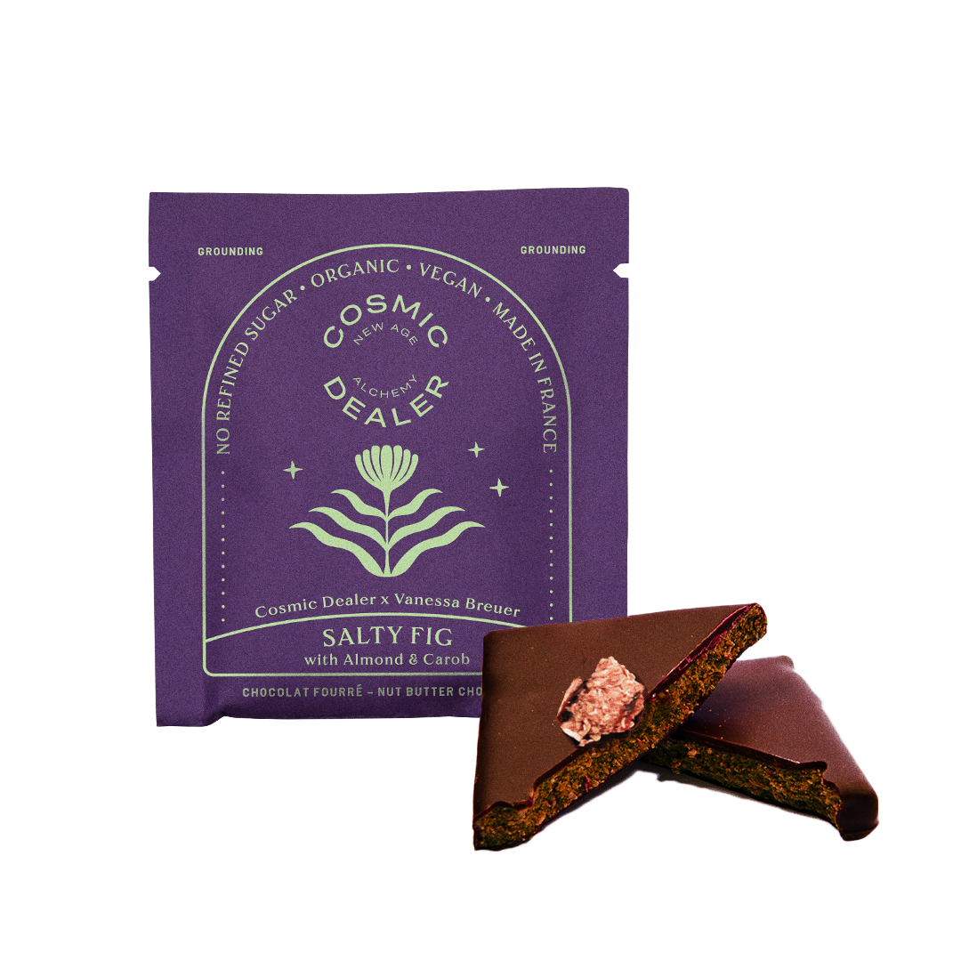 Salty Fig & Roasted Almond Nut Butter Chocolates 20g
