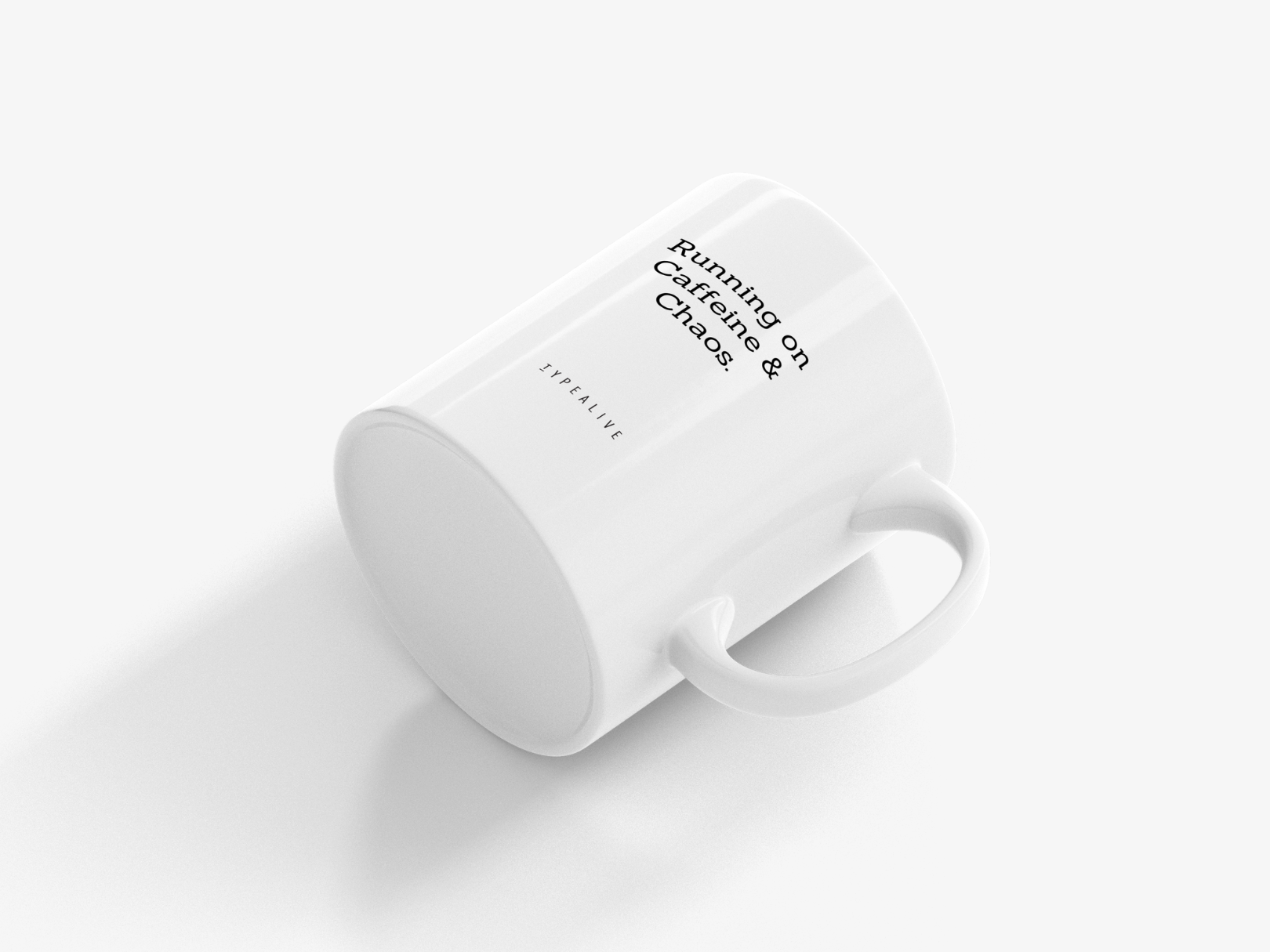 Typealive Ceramic Mug Running On