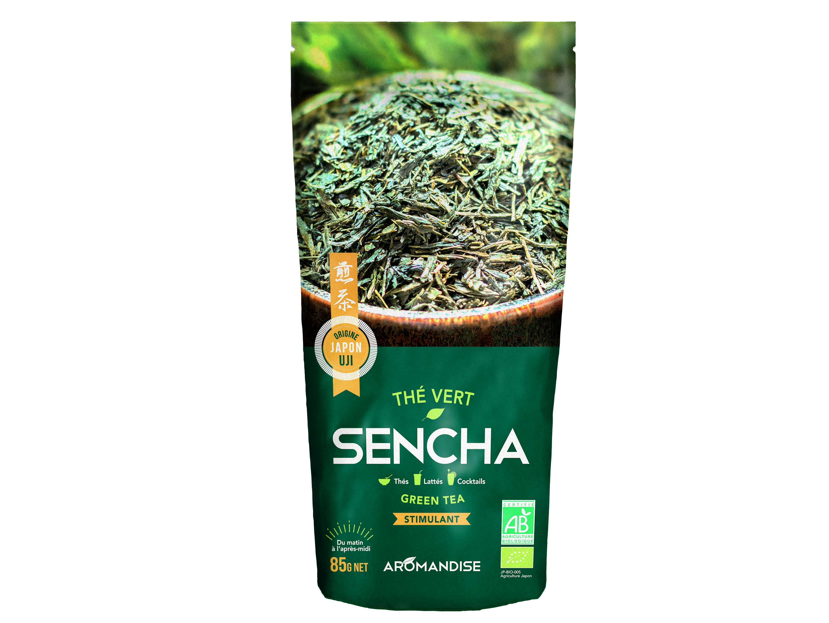Sencha Japanskt Ekologiskt Grönt Te Aromandise