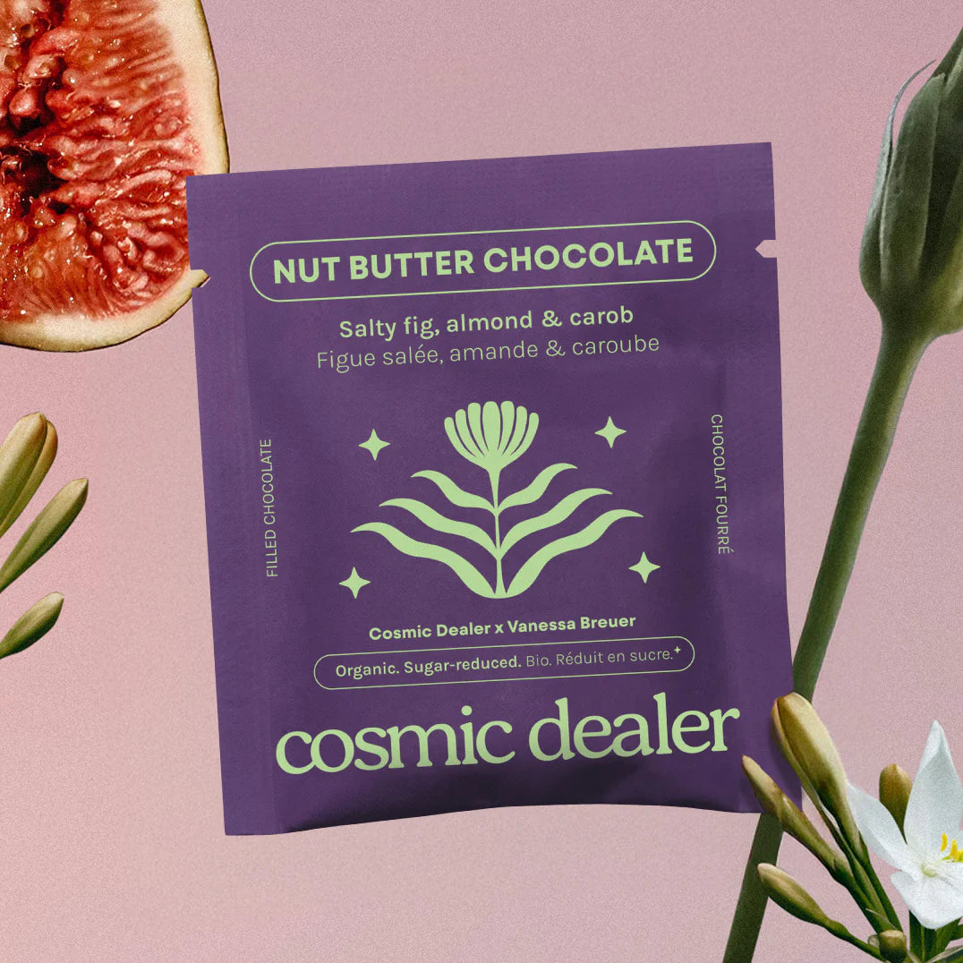 Salty Fig & Roasted Almond Nut Butter Chocolates 20g