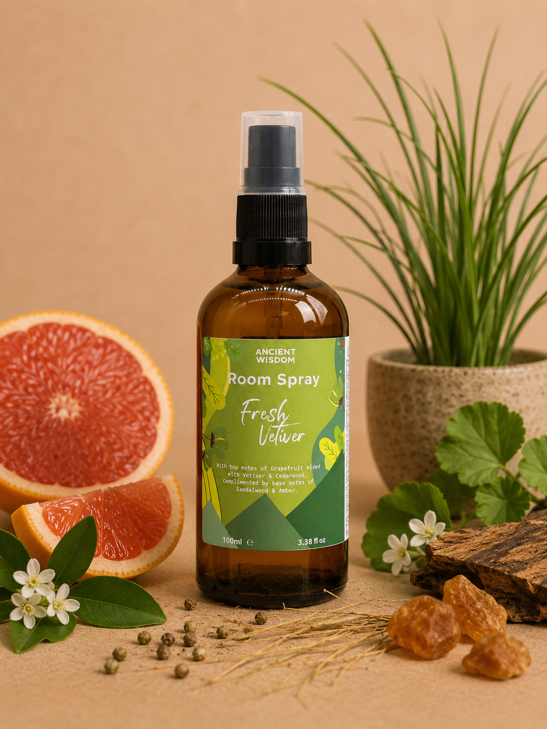 Summer Room Spray - Fresh Vetiver 100ml