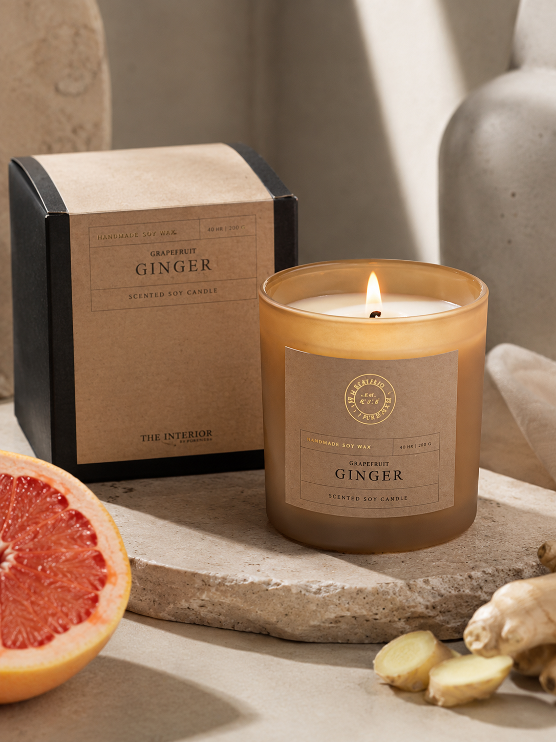 YASU Doftljus Grapefruit Ginger