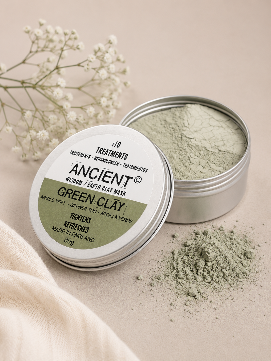 Green Clay Face Mask 80g