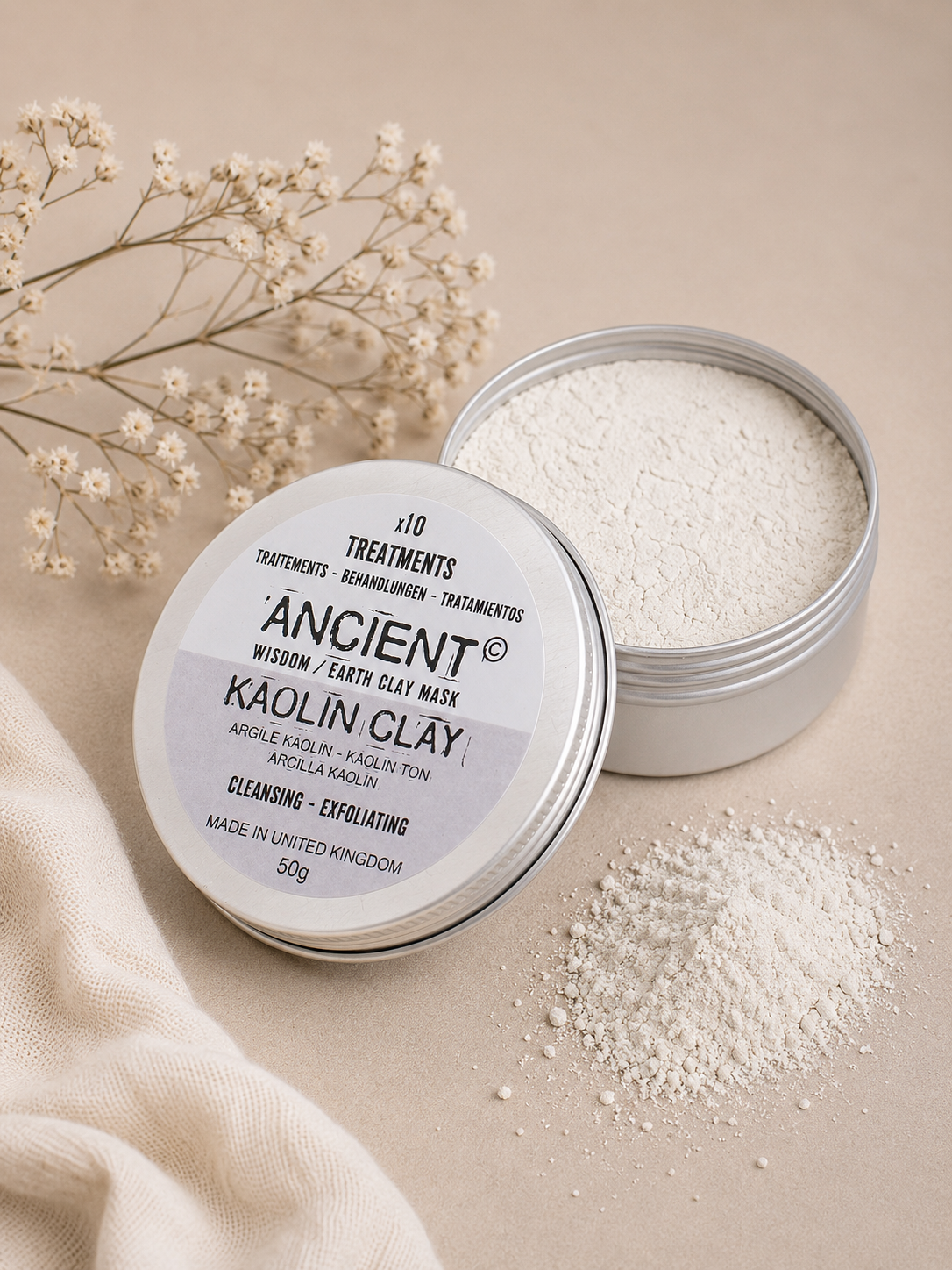 Kaolin Clay Face Mask 50g