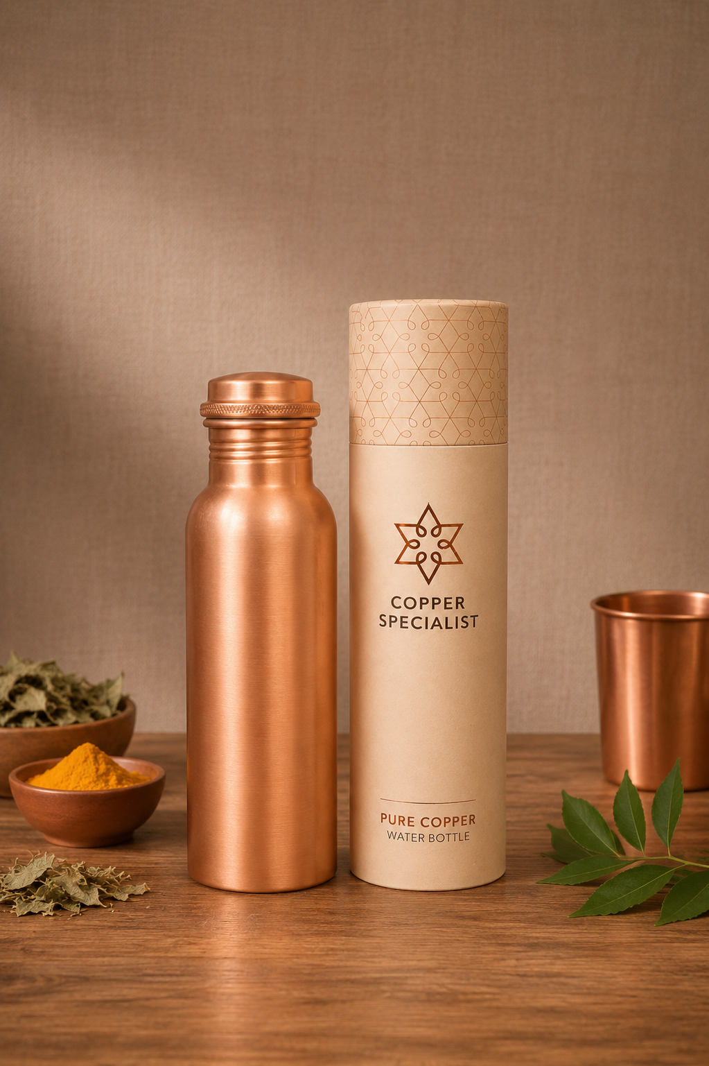 Kopparflaska 750 ml – Ultra Matt Finish