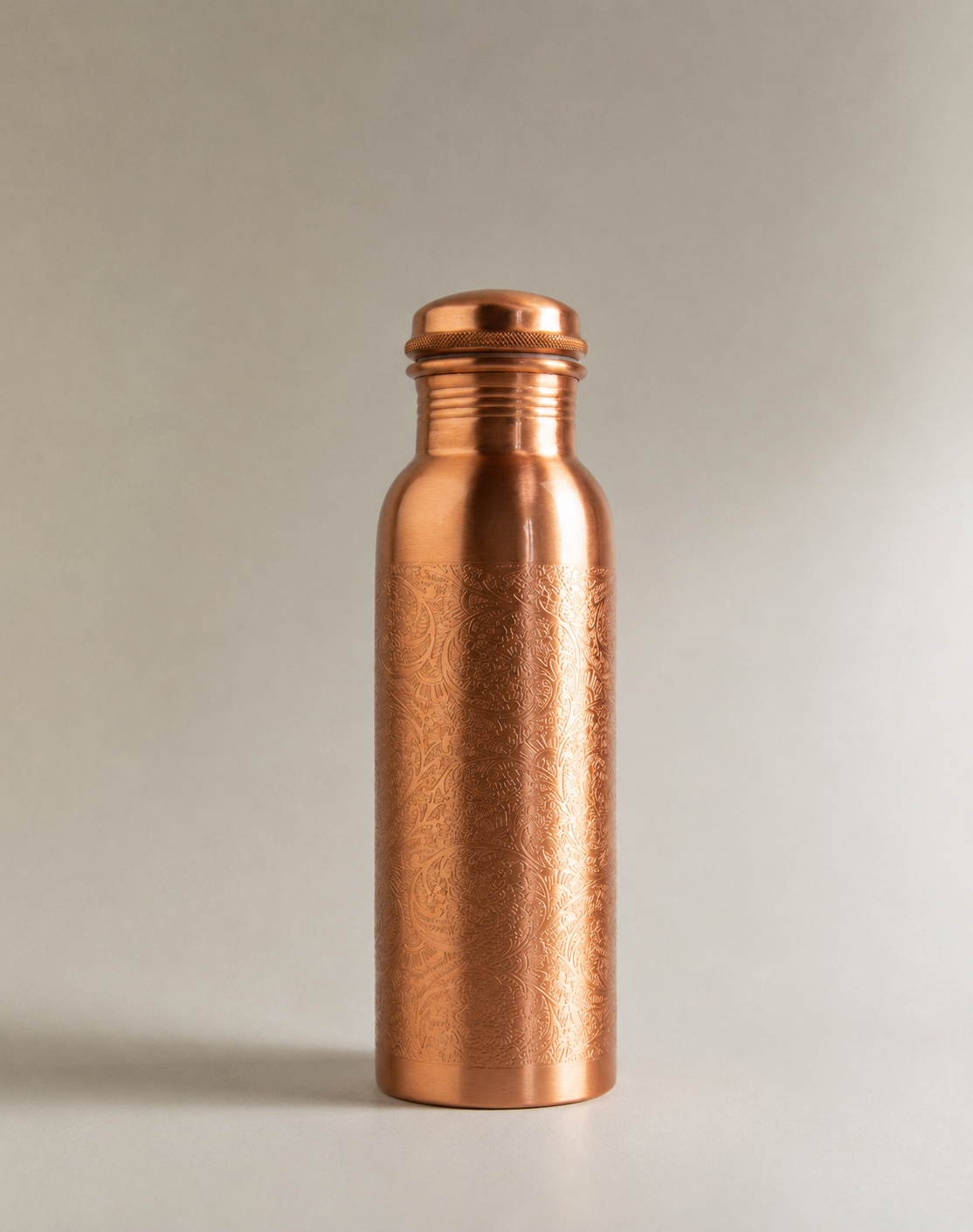 Kopparvattenflaska Ornament 800ml