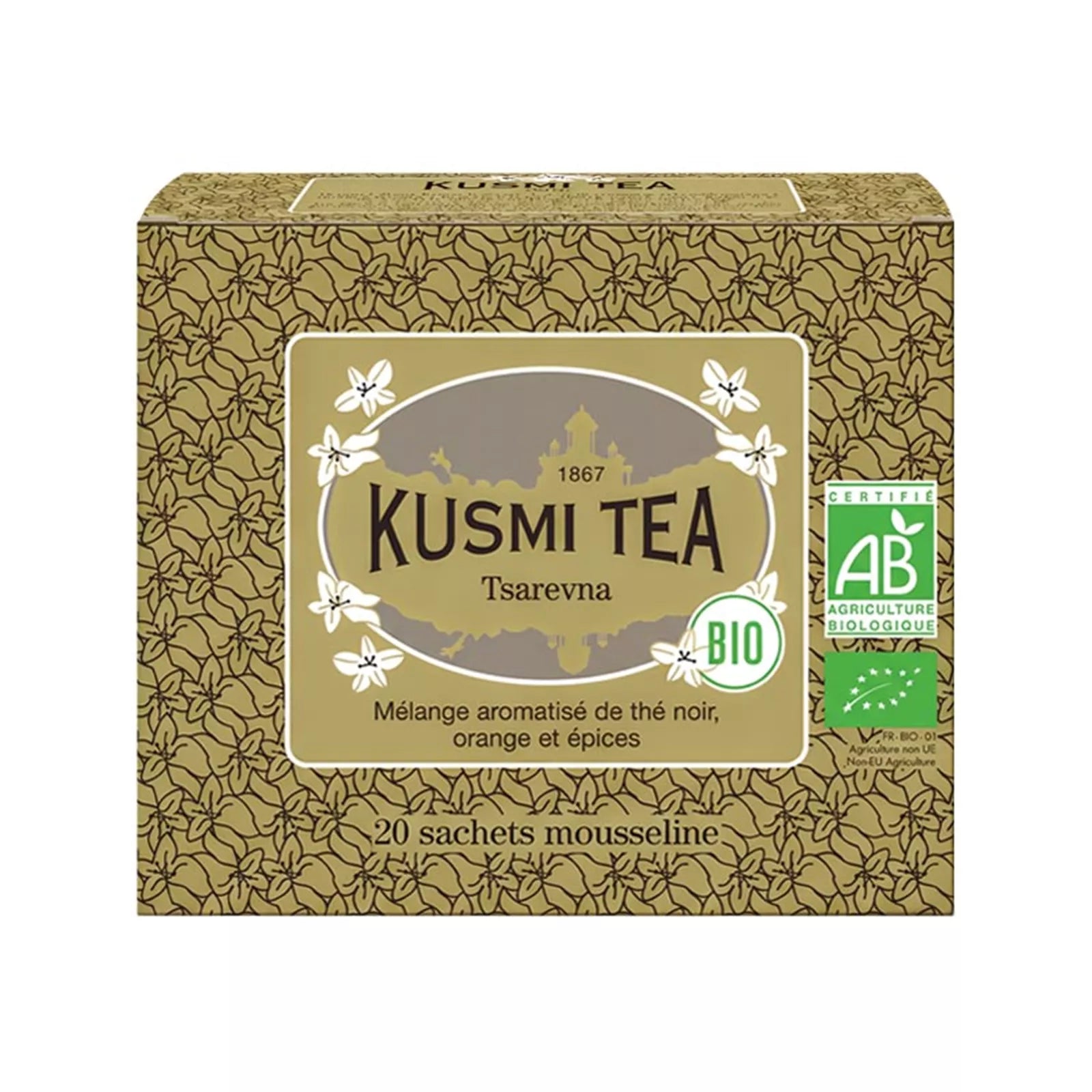 Kusmi Tea Tsarevna Svart te 20 tepåsar