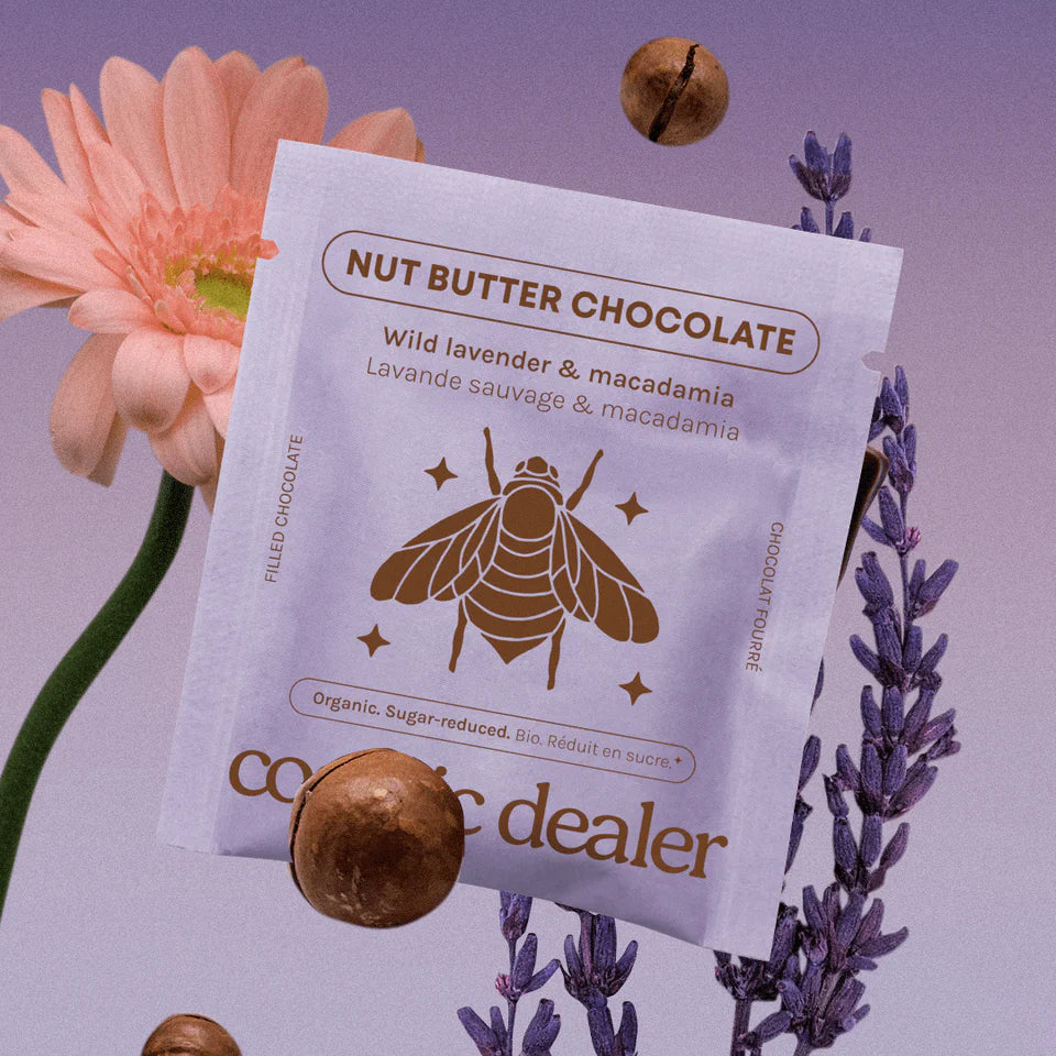 4 x Wild Lavender & Macadamia Nut Butter Chocolate 20g