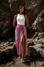 Mandala Purple Sarong