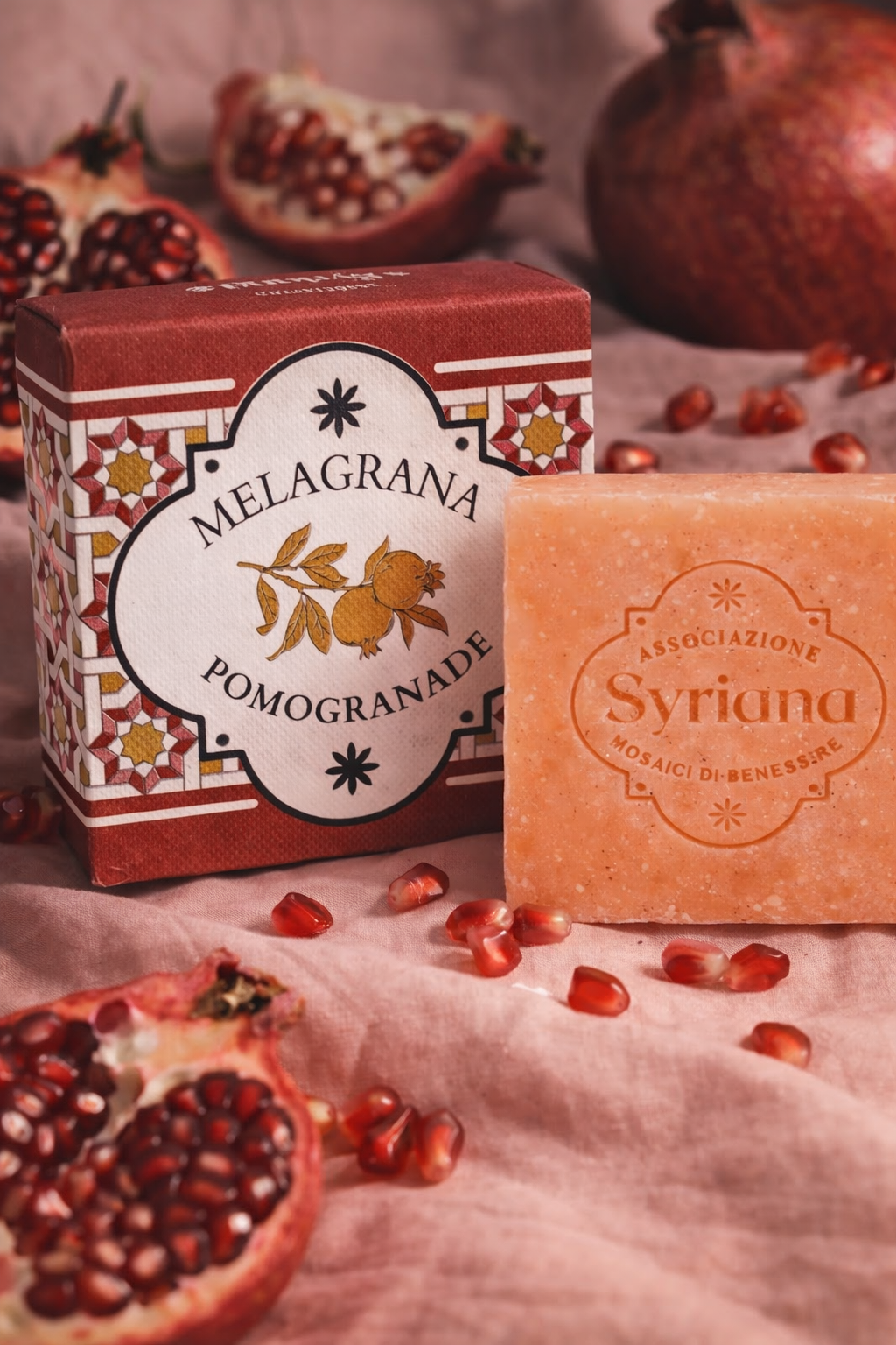 Syriana Natural Pomegranate Soap 100g