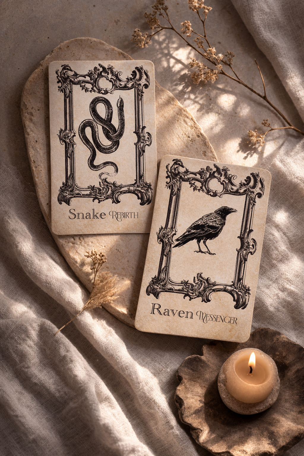 The Spellbook Oracle Cards – Mystiska Orakelkort