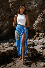 Mandala Teal Sarong