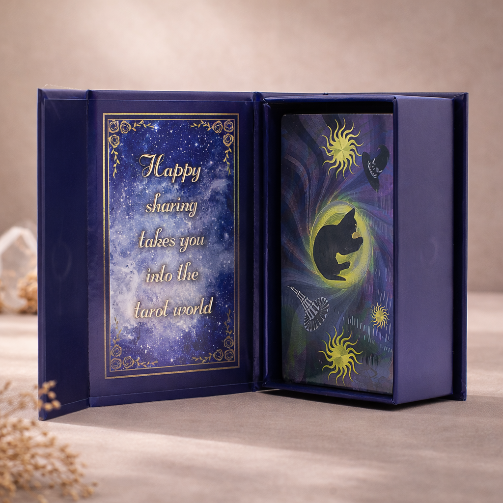 Witch Purple Foil Tarot Deck