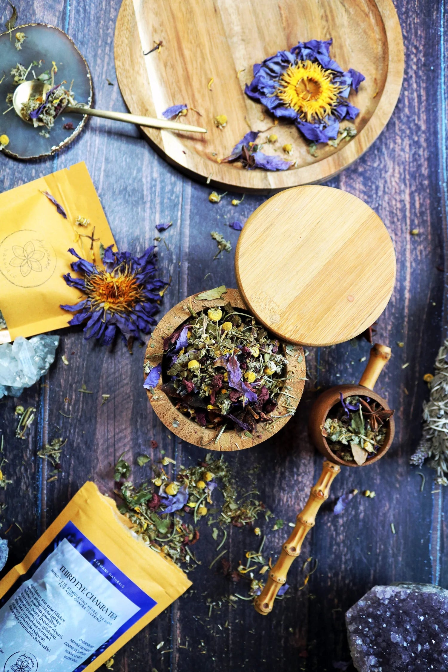 Ayamani Third Eye Chakra Herbal Tea Blend 30g