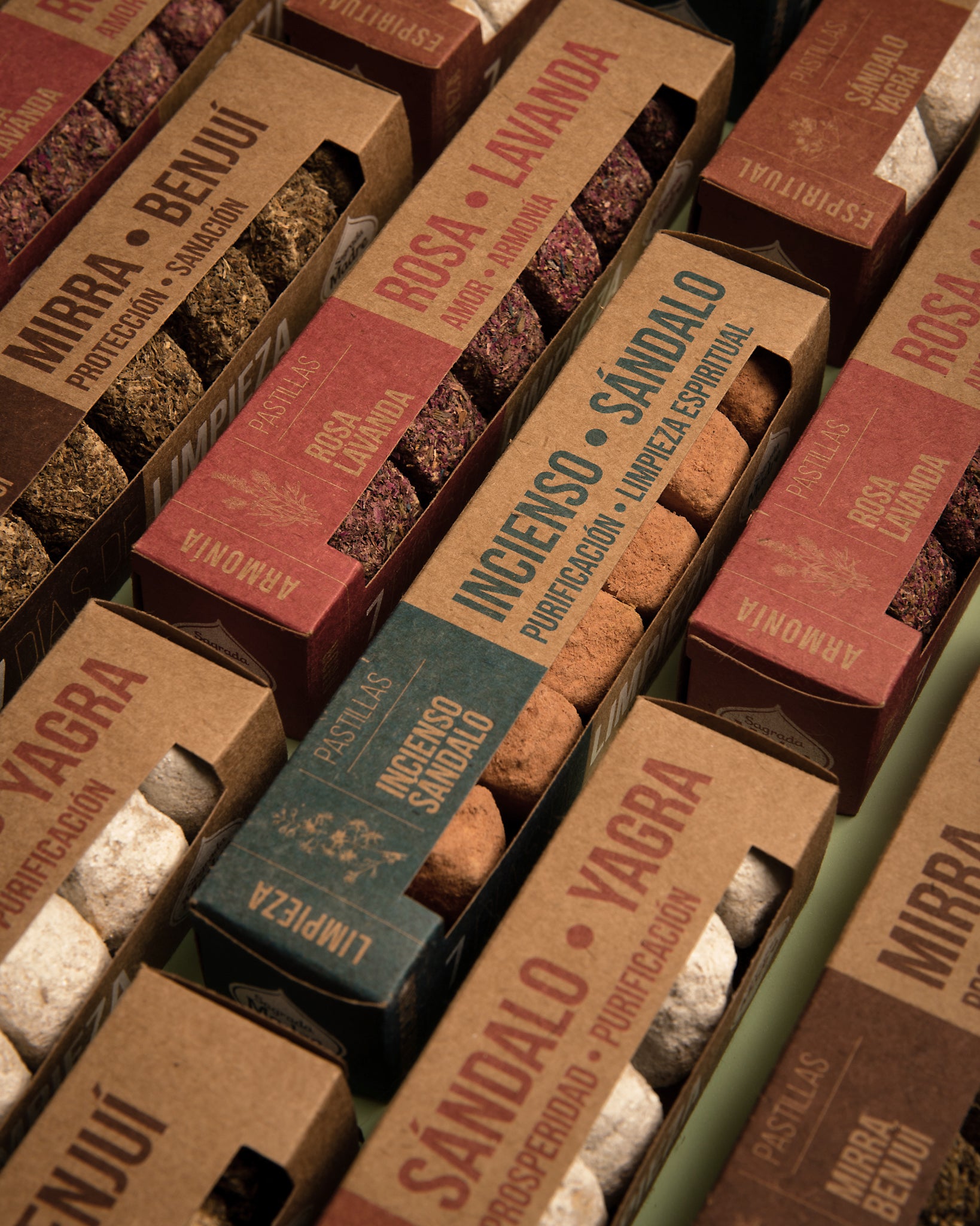 Copal &amp; Vanilla Bombita incense balls Sagrada Madre