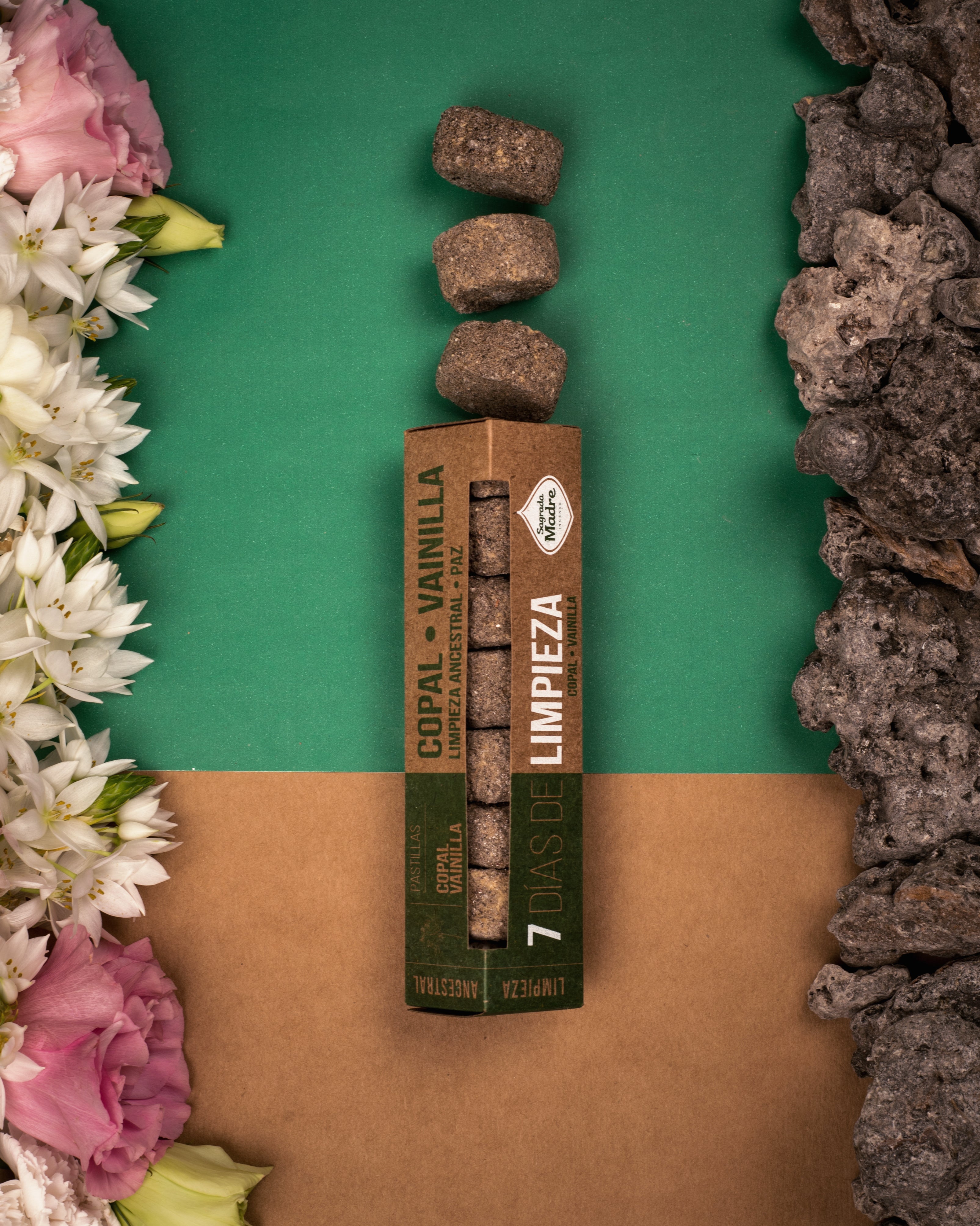 Copal &amp; Vanilla Bombita incense balls Sagrada Madre