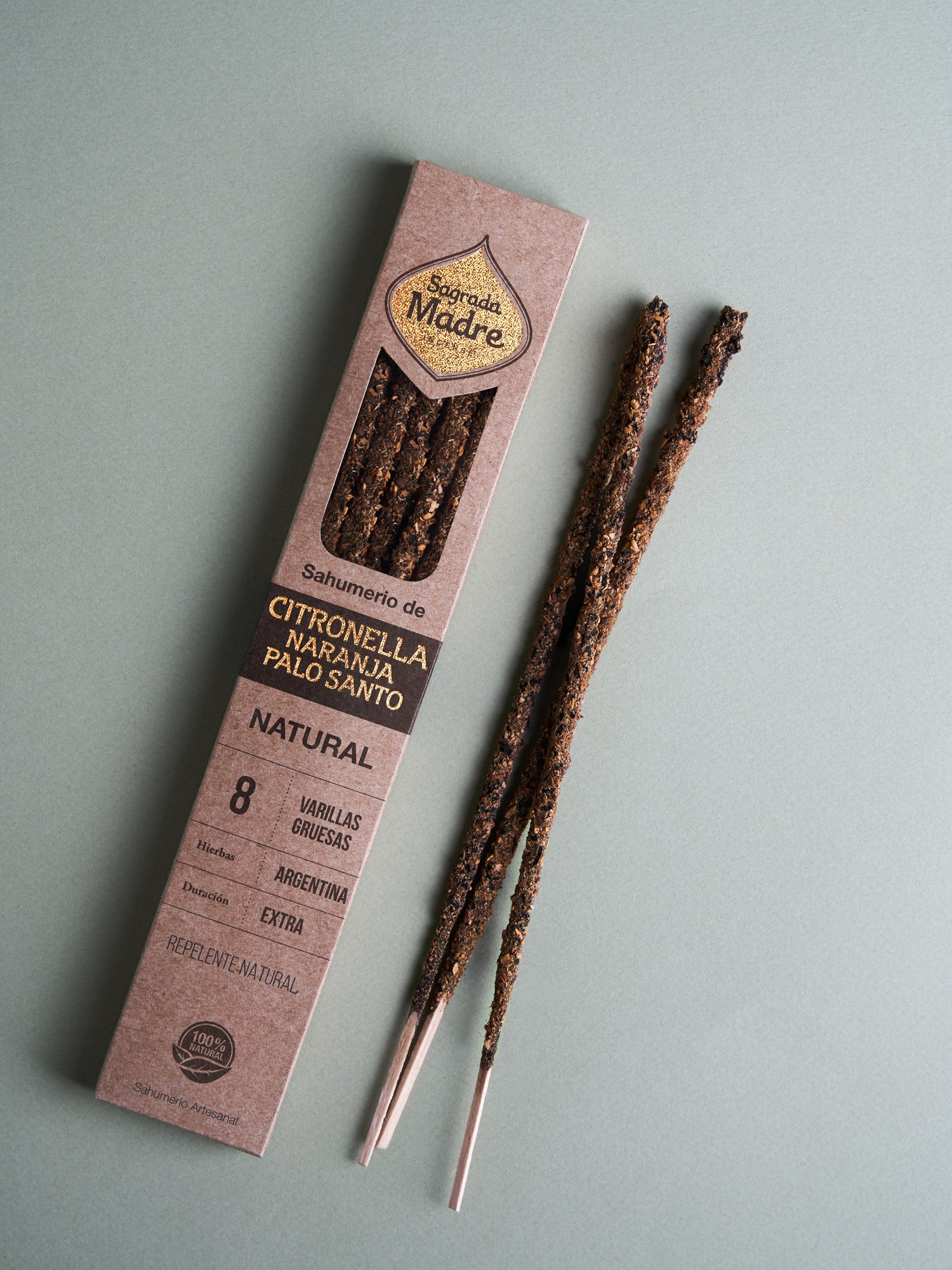 Citronella, Apelsin & Palo Santo rökelsestickor - Natural collection