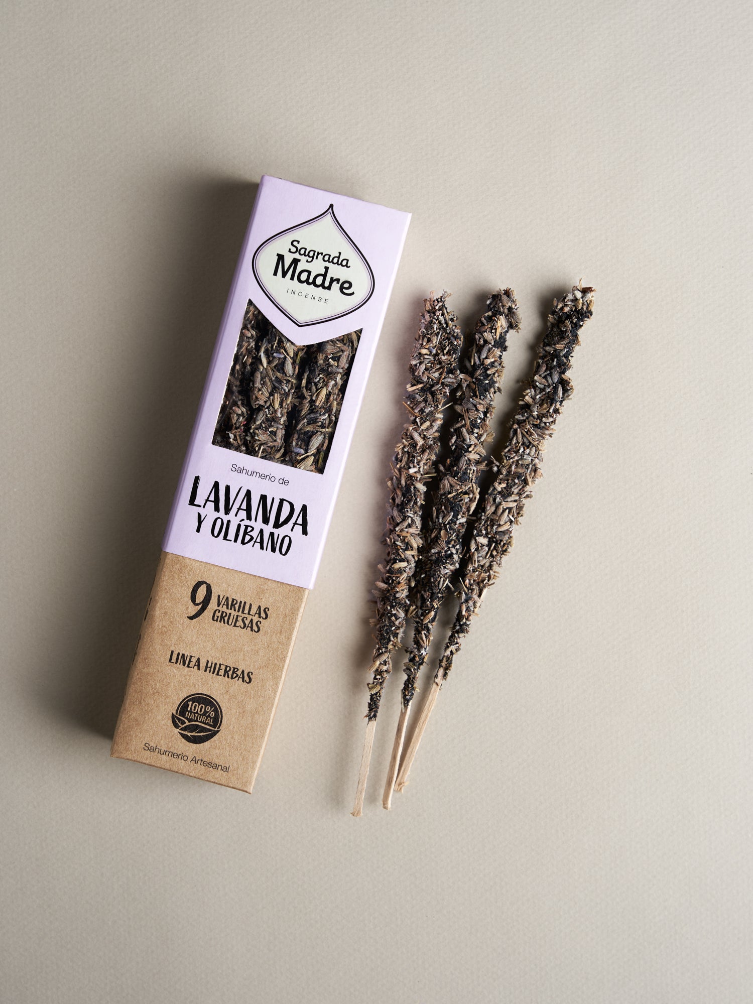 Lavendel & Frankincense rökelsestickor - Sagrada Madre