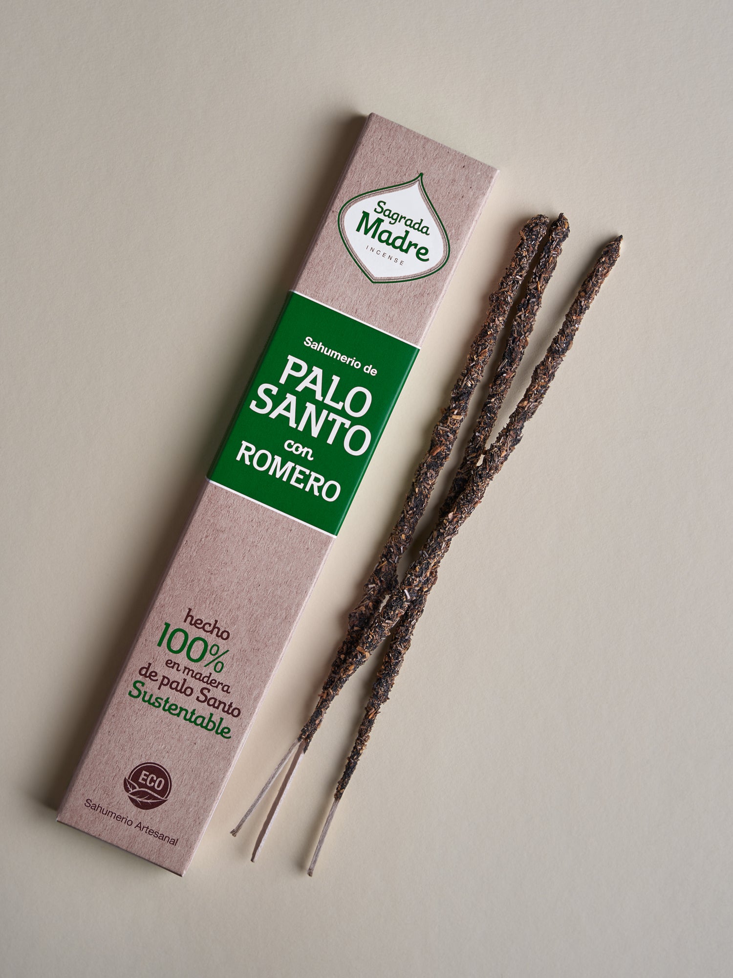Palo Santo & Rosmarin rökelsestickor - Sagrada Madre