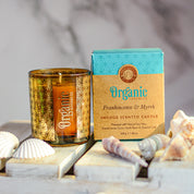 Frankincense &amp; Myrrh Aromatherapy scented candle