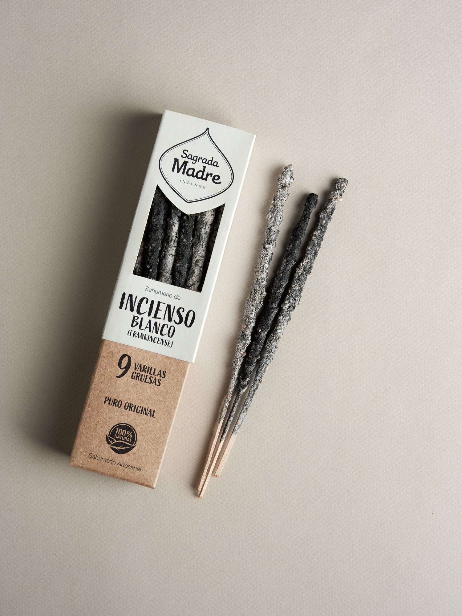 Vit Frankincense rökelsestickor - Sagrada Madre