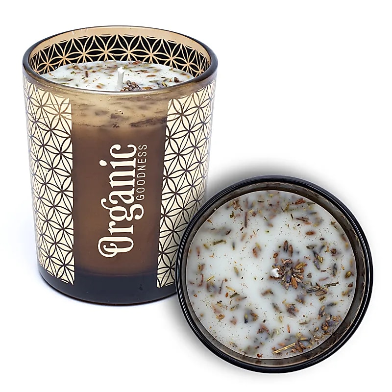 Lavender &amp; Sage Aromatherapy scented candle